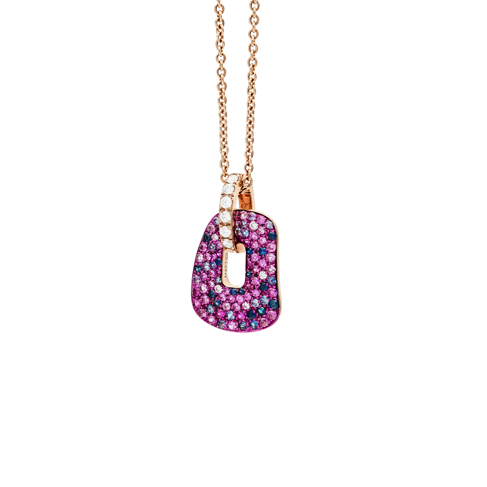 Mattioli Puzzle Unica necklace with pendant, small Mattioli Puzzle Unica necklace with pendant, small