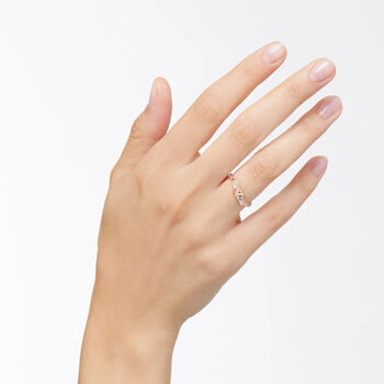 175917 DAB9003 KNOT0 DBR9R 100 Dodo nodo ring 9k rose gold brown diamonds r64b0286099377e15