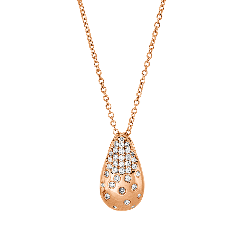Brogle Classic necklace with diamond pendant Brogle Classic necklace with diamond pendant