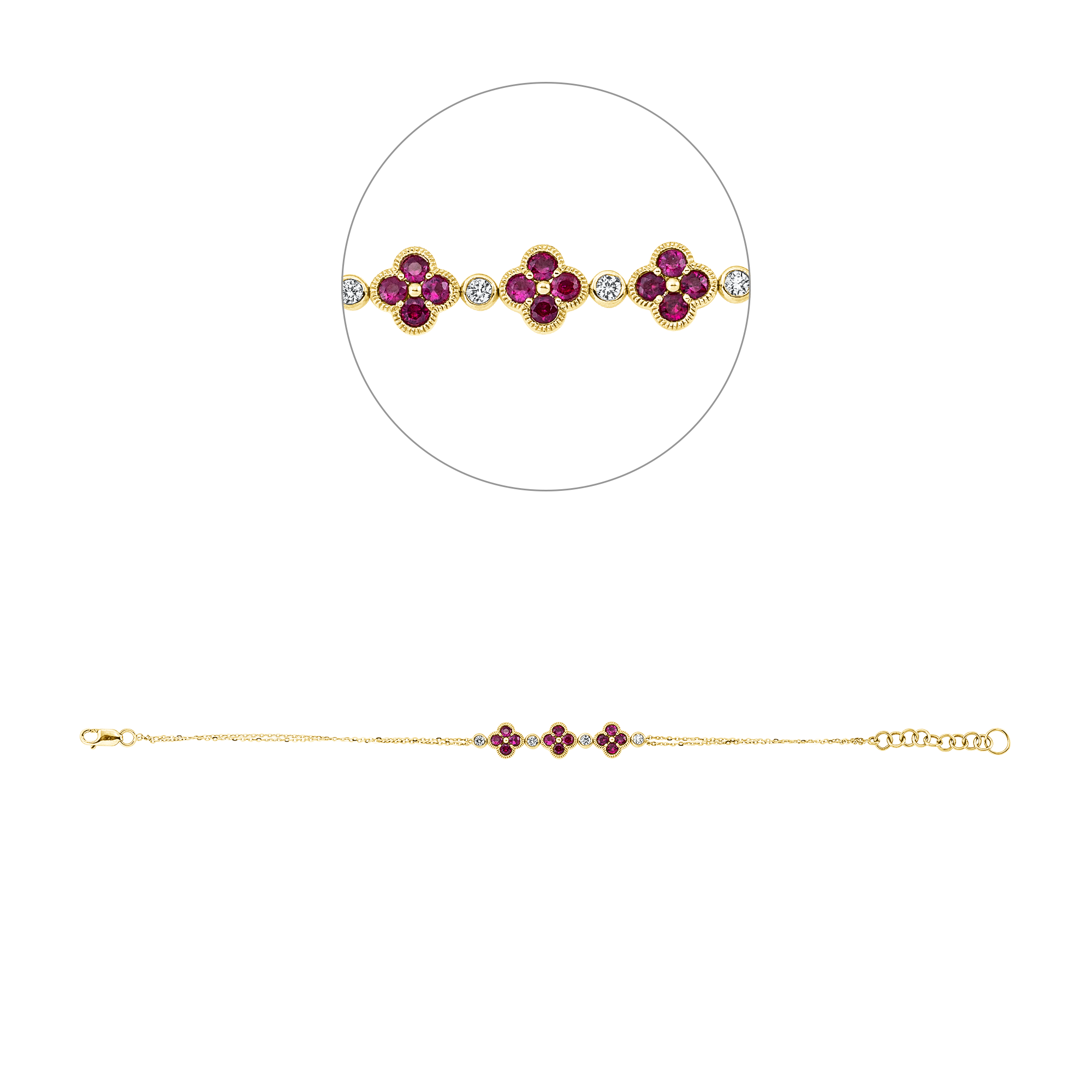 Brogle Classic ruby bracelet Brogle Classic ruby bracelet