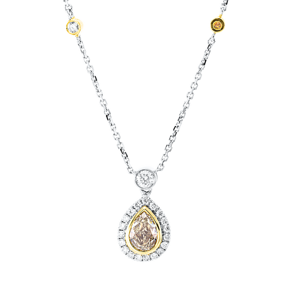 Brogle Selection bicolour diamond necklace