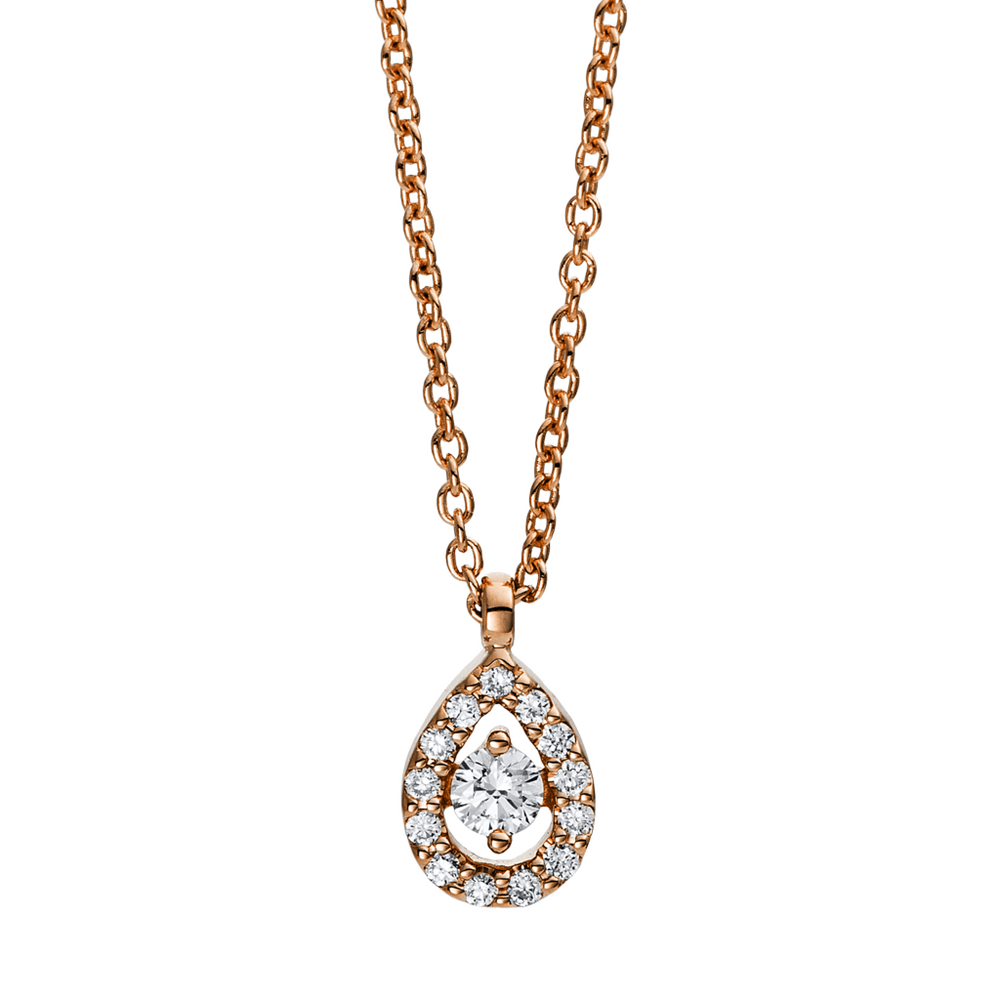 Brogle Classic necklace with diamond pendant Brogle Classic necklace with diamond pendant