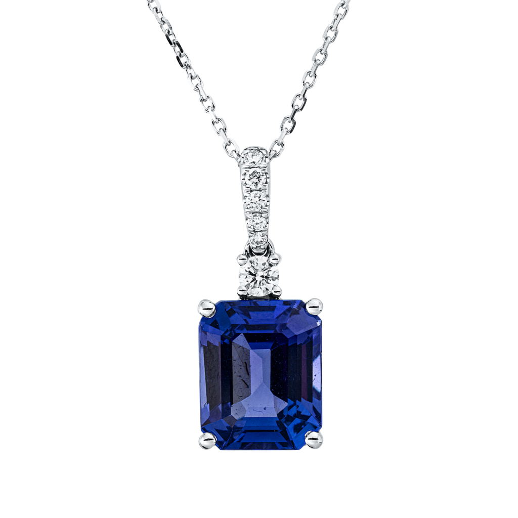 Brogle Selection necklace with tanzanite pendant