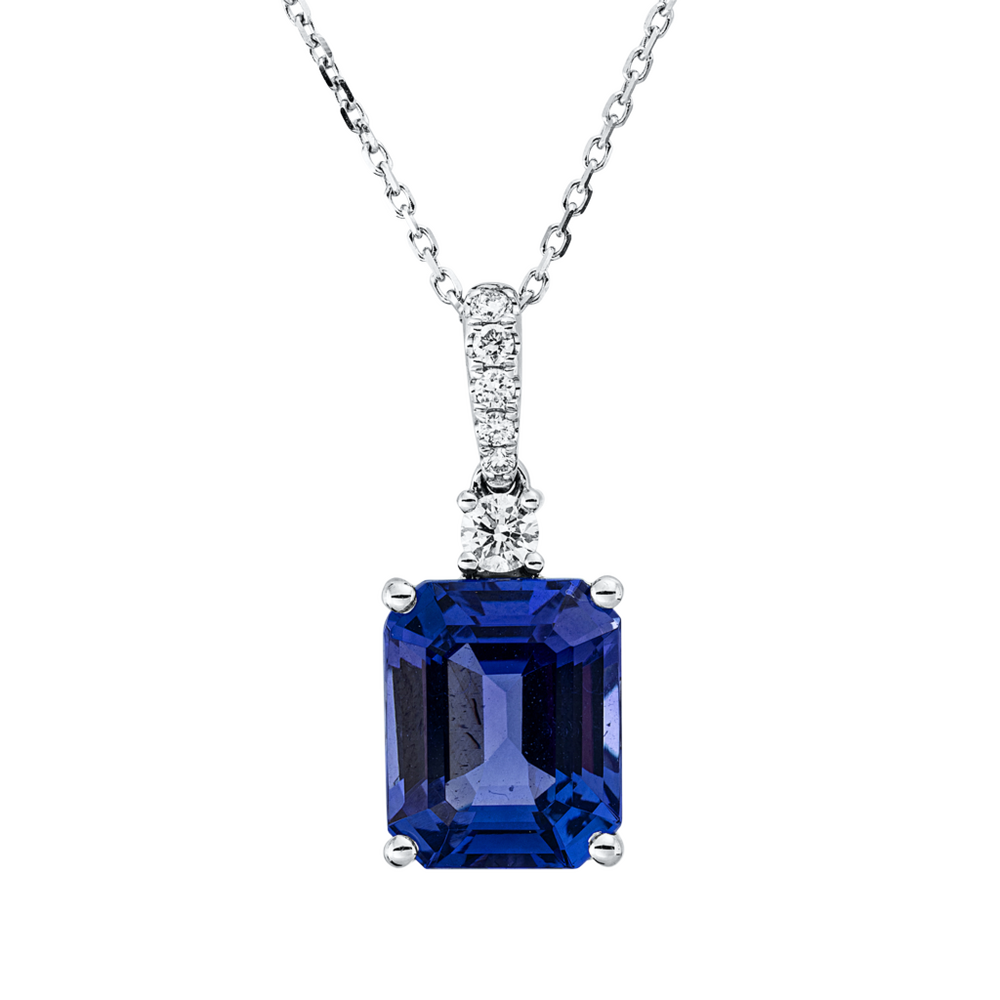 Brogle Selection necklace with tanzanite pendant