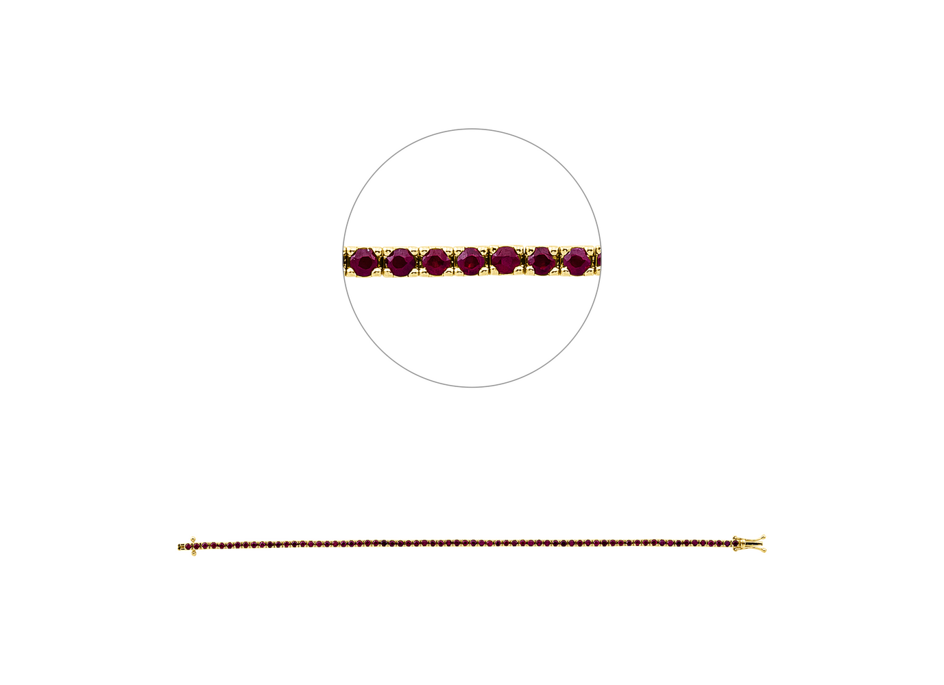 Brogle Selection Rubinarmband Brogle Selection Rubinarmband