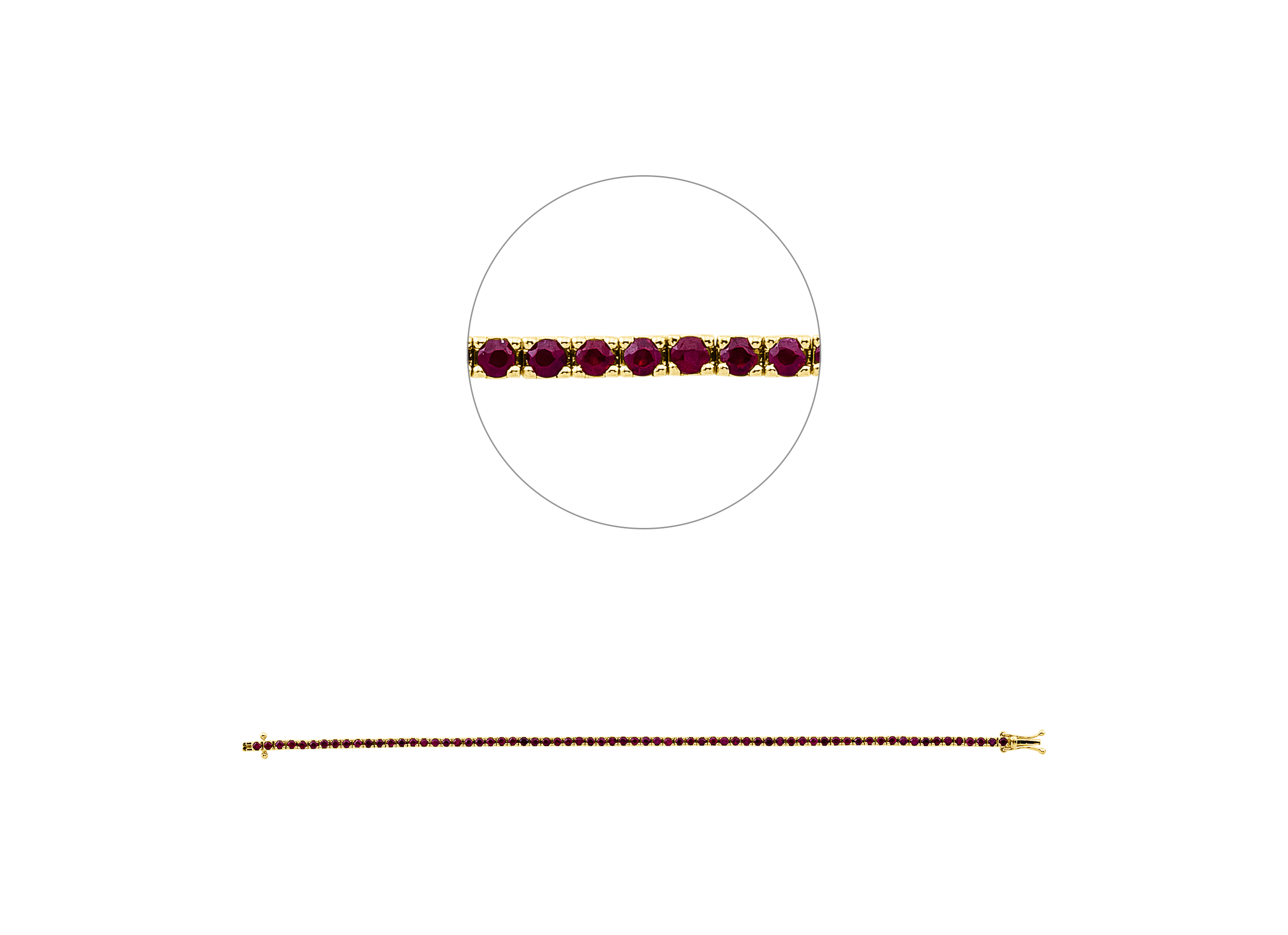 Brogle Classic Rubinarmband Brogle Classic Rubinarmband