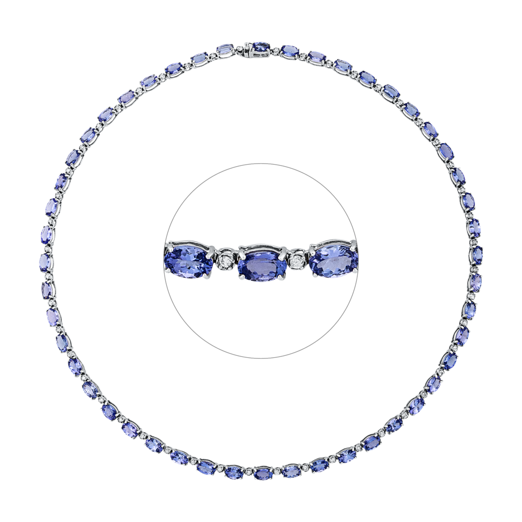 Brogle Selection tanzanite necklace Brogle Selection tanzanite necklace