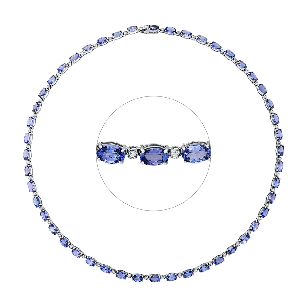 Brogle Selection tanzanite necklace Brogle Selection tanzanite necklace