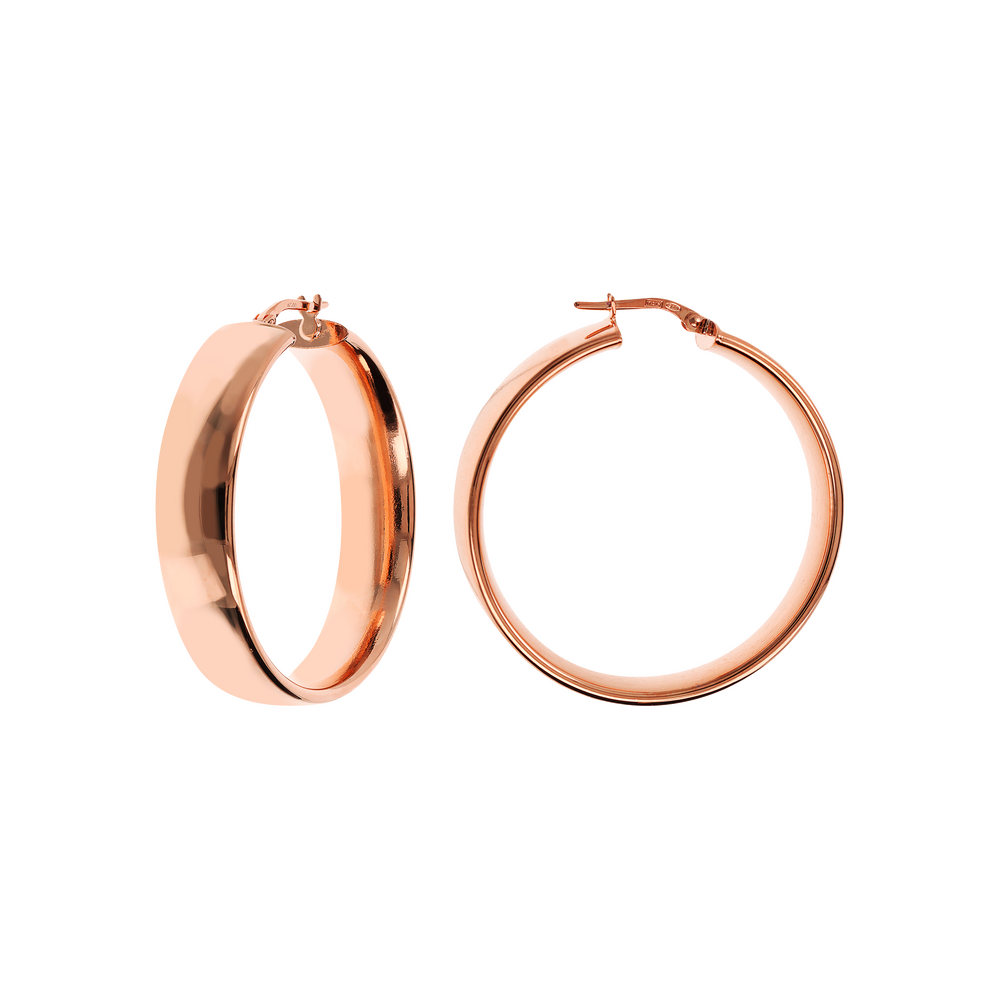 Bronzallure Purezza hoop earrings