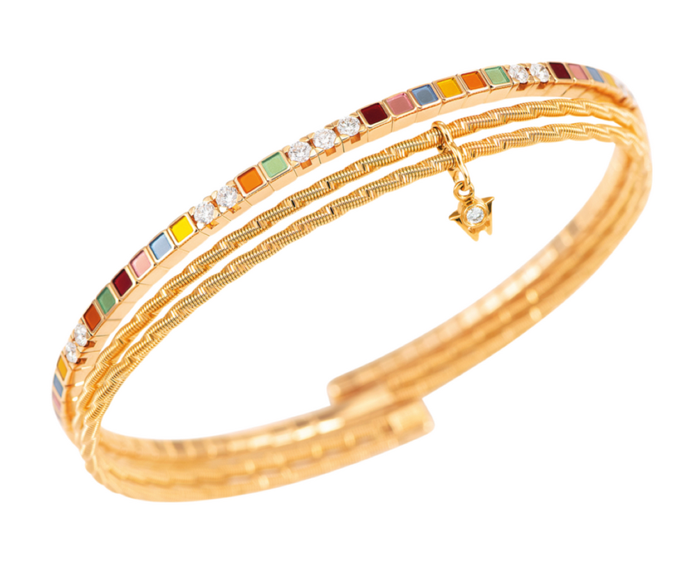 Wellendorff EMBRACE ME. Rainbow bracelet