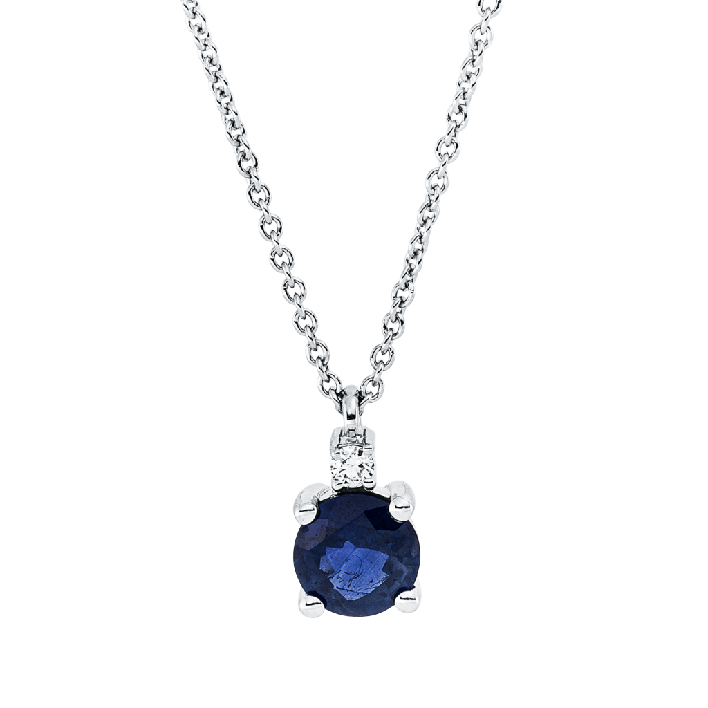 Brogle Classic Kette mit Saphiranhänger