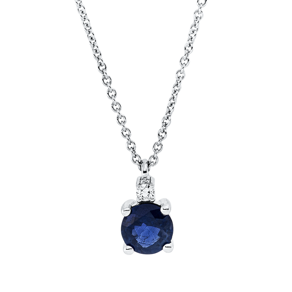 Brogle Classic Kette mit Saphiranhänger