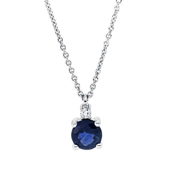 Brogle Classic Kette mit Saphiranhänger Brogle Classic Kette mit Saphiranhänger