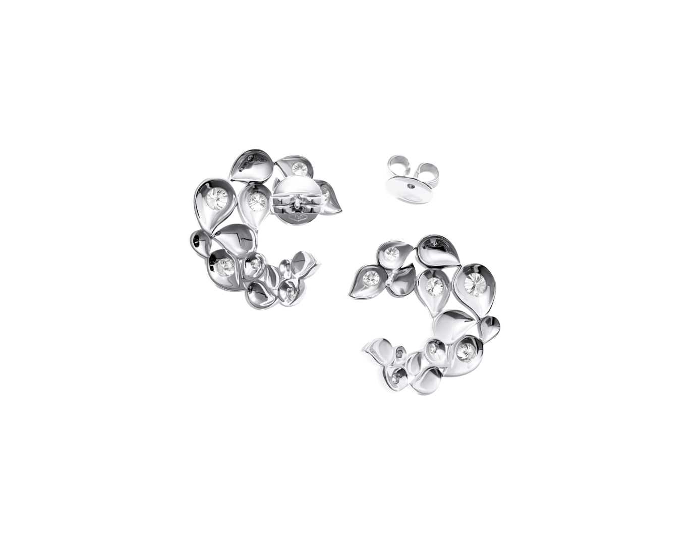 Tamara Comolli Snowflakes Hoop Classic earrings Tamara Comolli Snowflakes Hoop Classic earrings