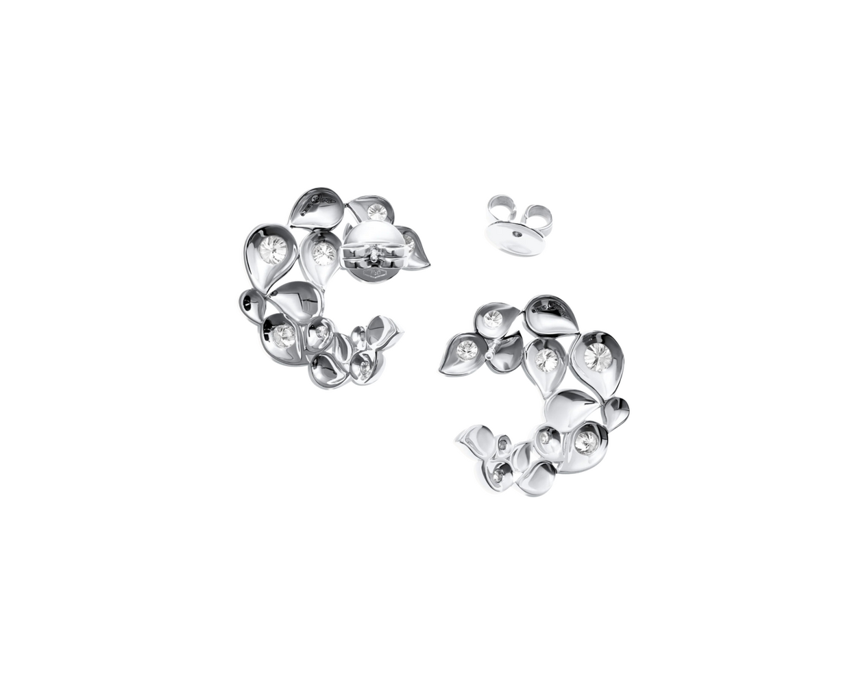 Tamara Comolli Snowflakes Hoop Classic earrings Tamara Comolli Snowflakes Hoop Classic earrings