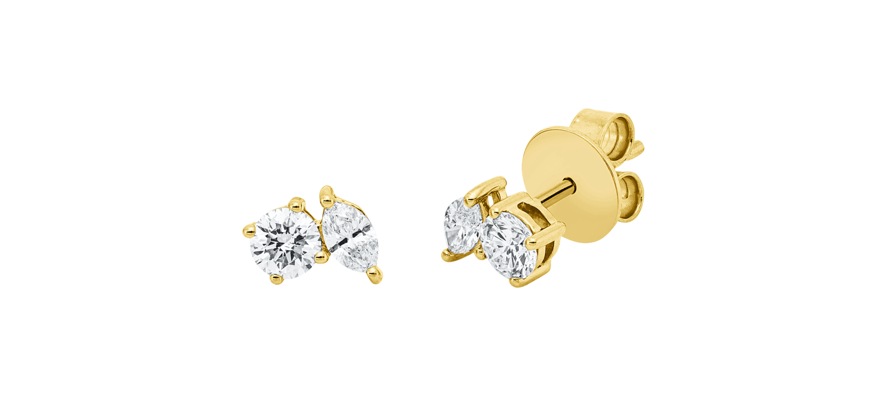 Brogle Classic diamond stud earrings