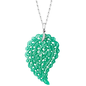 Tamara Comolli India Leaf Onyx L Pendant