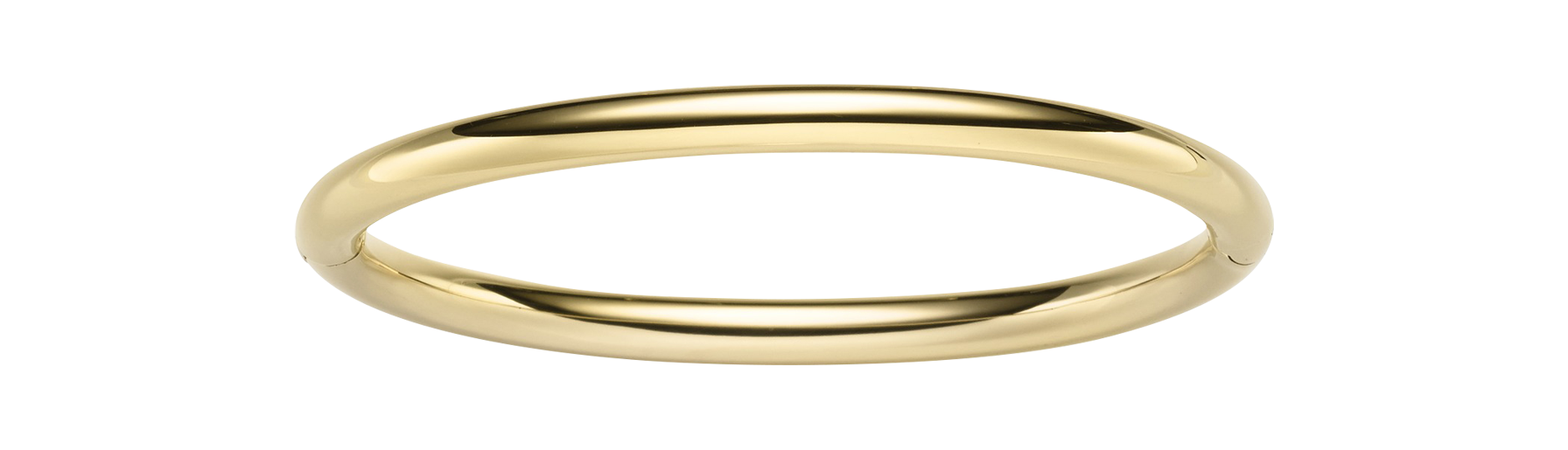 Brogle Classic gold bangle 5mm Brogle Classic gold bangle 5mm