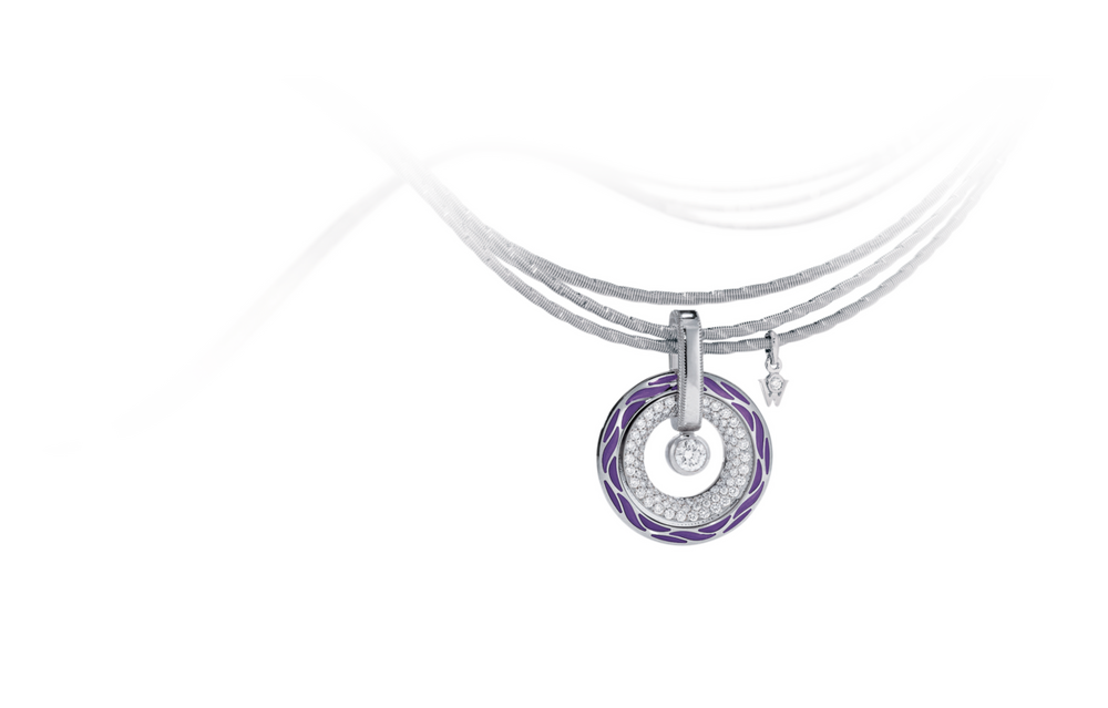 Wellendorff Purple Magic Pendant