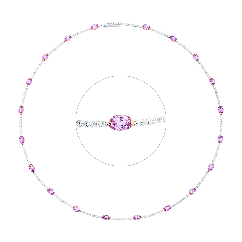 Brogle Selection sapphire necklace Brogle Selection sapphire necklace