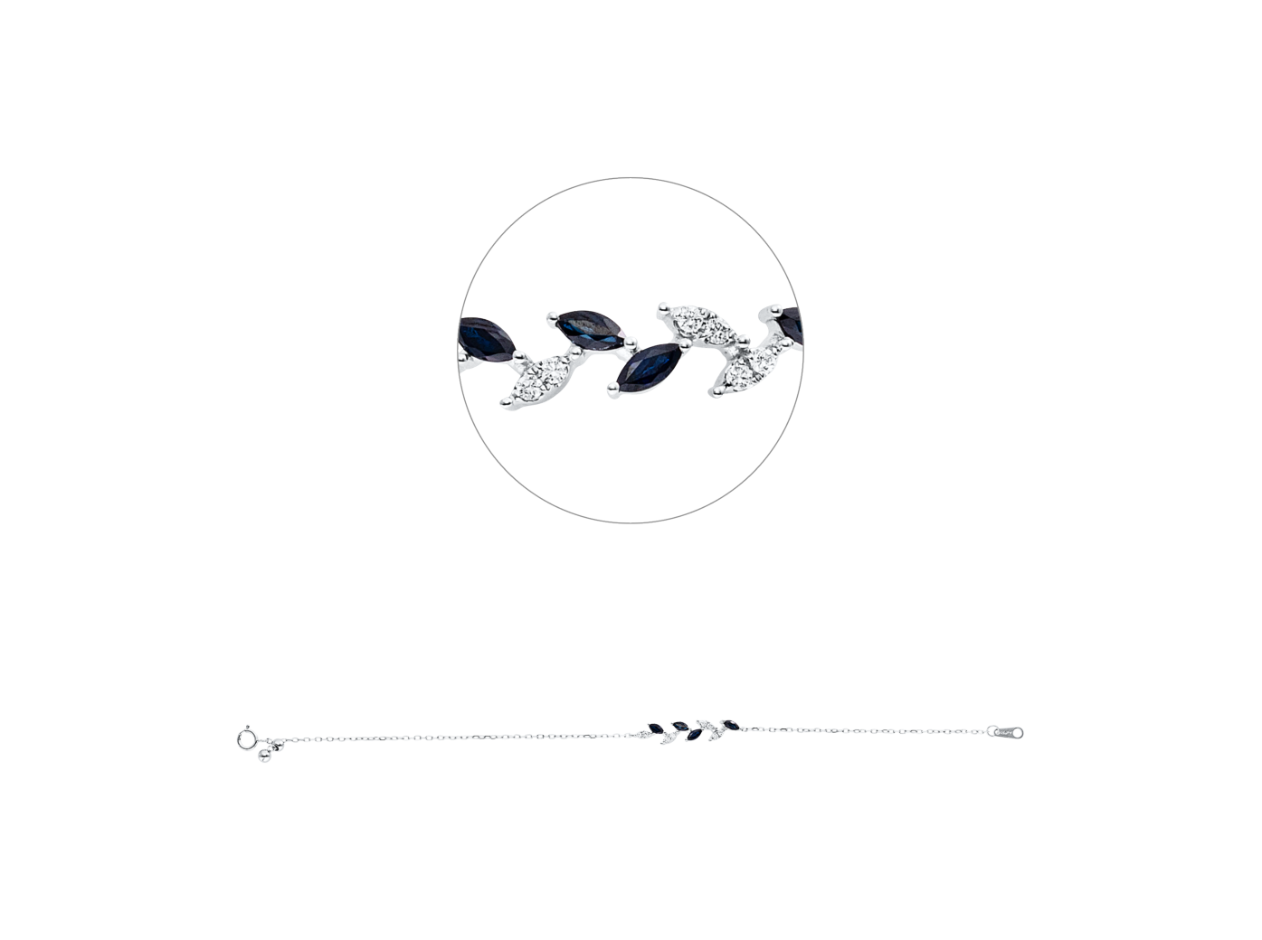Brogle Classic sapphire bracelet Brogle Classic sapphire bracelet