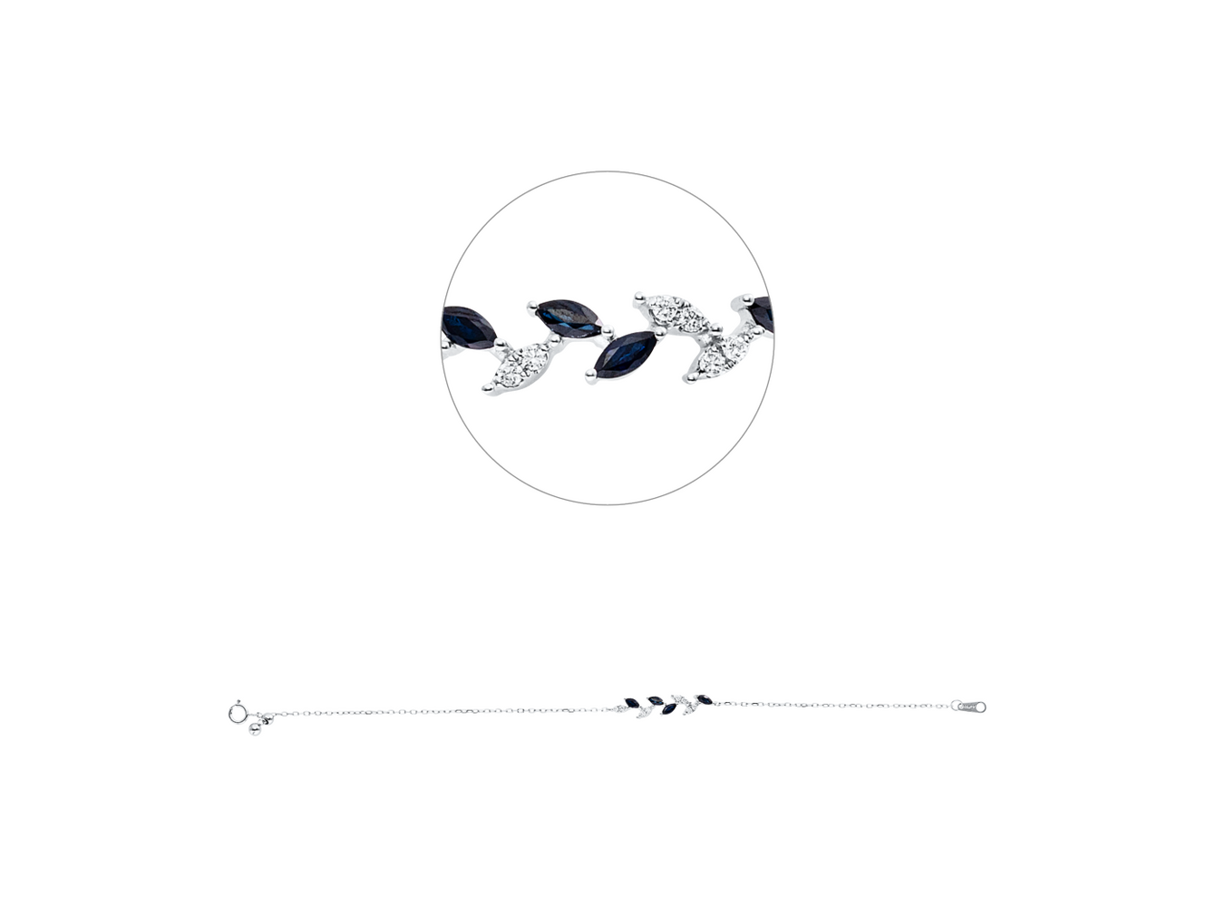 Brogle Classic sapphire bracelet Brogle Classic sapphire bracelet