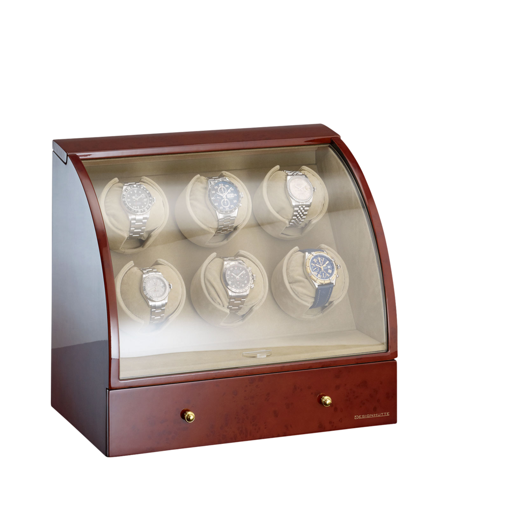 Designhütte Watch winder Basel 6 LCD Designhütte Watch winder Basel 6 LCD