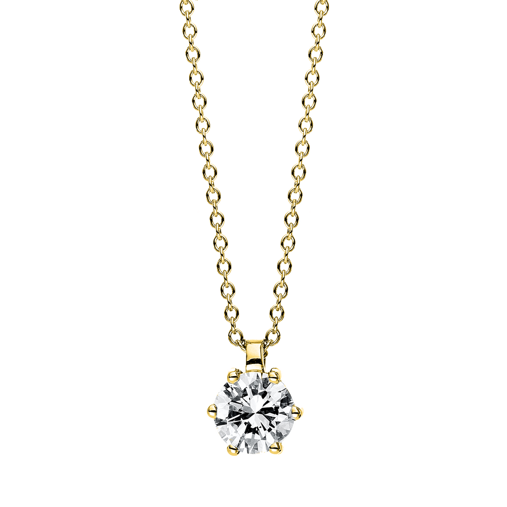 Brogle Selection necklace with pendant Marie from 0.7 carat Brogle Selection necklace with pendant Marie from 0.7 carat