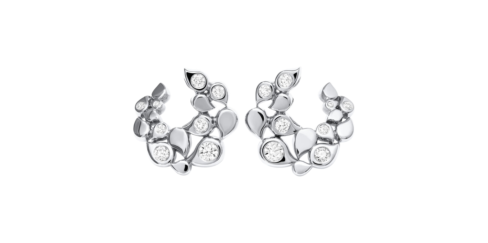 Tamara Comolli Snowflakes Hoop Classic earrings Tamara Comolli Snowflakes Hoop Classic earrings