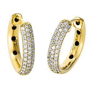 Brogle Selection Eternity diamond hoop earrings