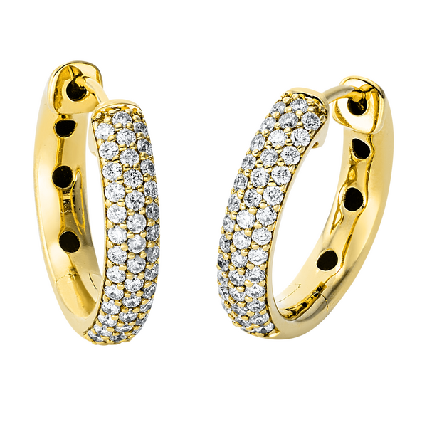 Brogle Selection Eternity diamond hoop earrings