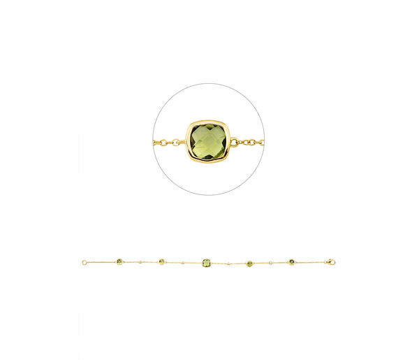 Brogle Classic peridot bracelet