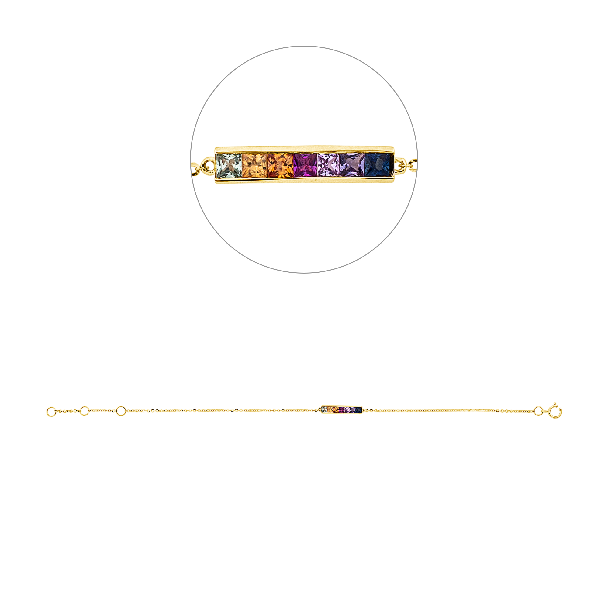 Brogle Classic sapphire bracelet