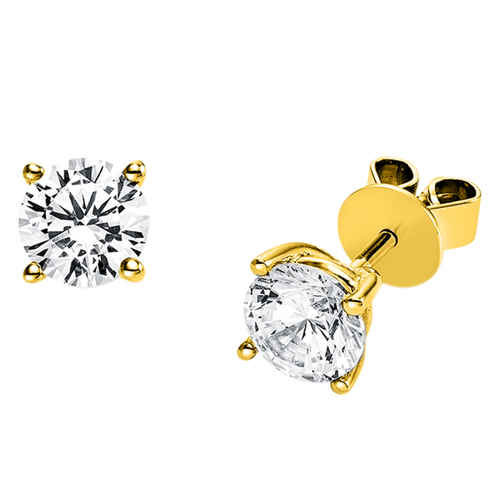 Brogle solitaire ear studs Julia from 1.4 carat Brogle solitaire ear studs Julia from 1.4 carat