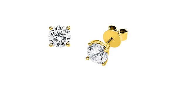 Brogle solitaire ear studs Julia from 1.4 carat Brogle solitaire ear studs Julia from 1.4 carat