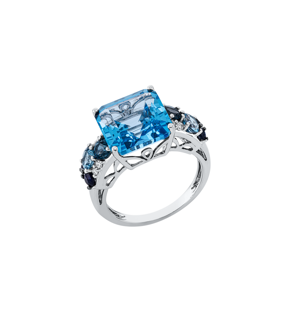 Brogle Classic colored stone ring