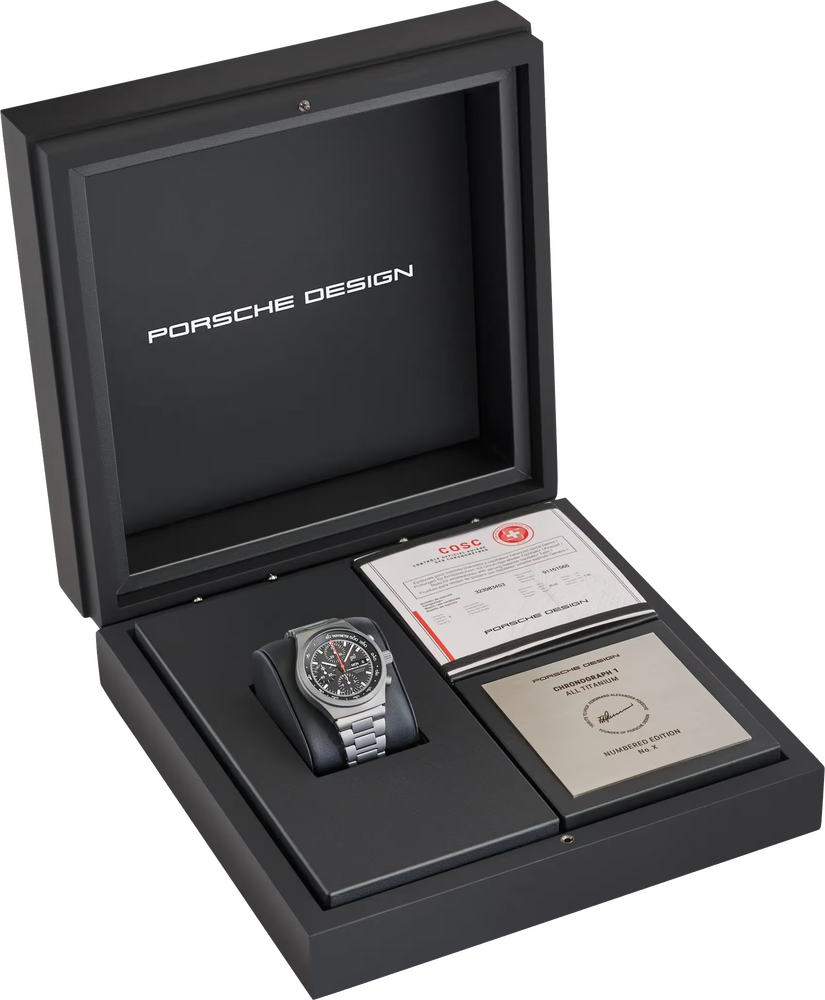 Porsche Design Chronograph 1 - All Titanium Numbered Edition 40.8mm Porsche Design Chronograph 1 - All Titanium Numbered Edition 40.8mm