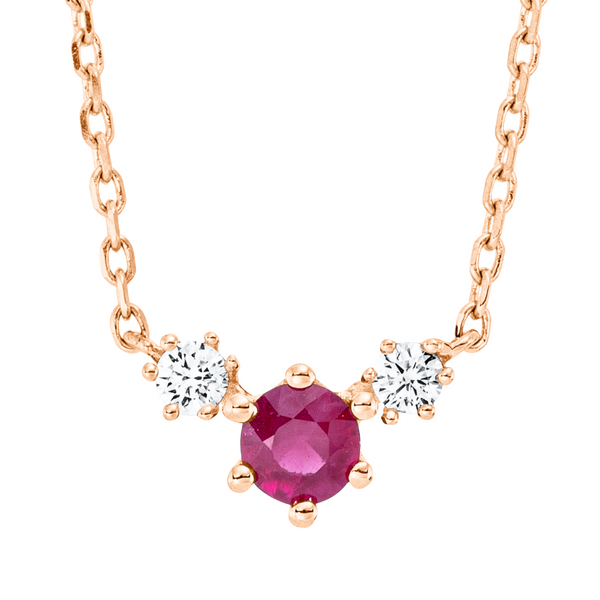 Brogle Classic Kette mit Rubinanhänger Brogle Classic Kette mit Rubinanhänger