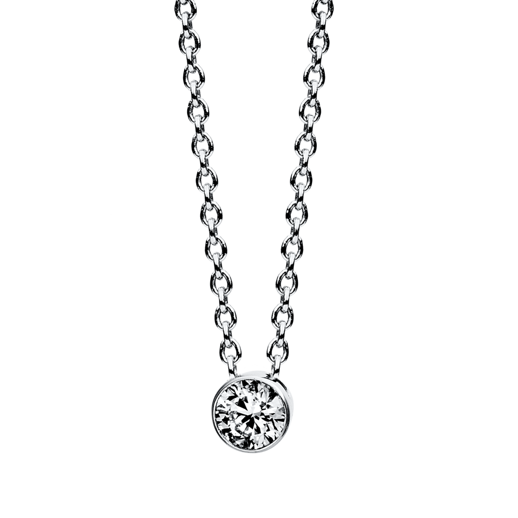 Brogle Selection necklace with pendant Sophie up to 0.25 carat Brogle Selection necklace with pendant Sophie up to 0.25 carat