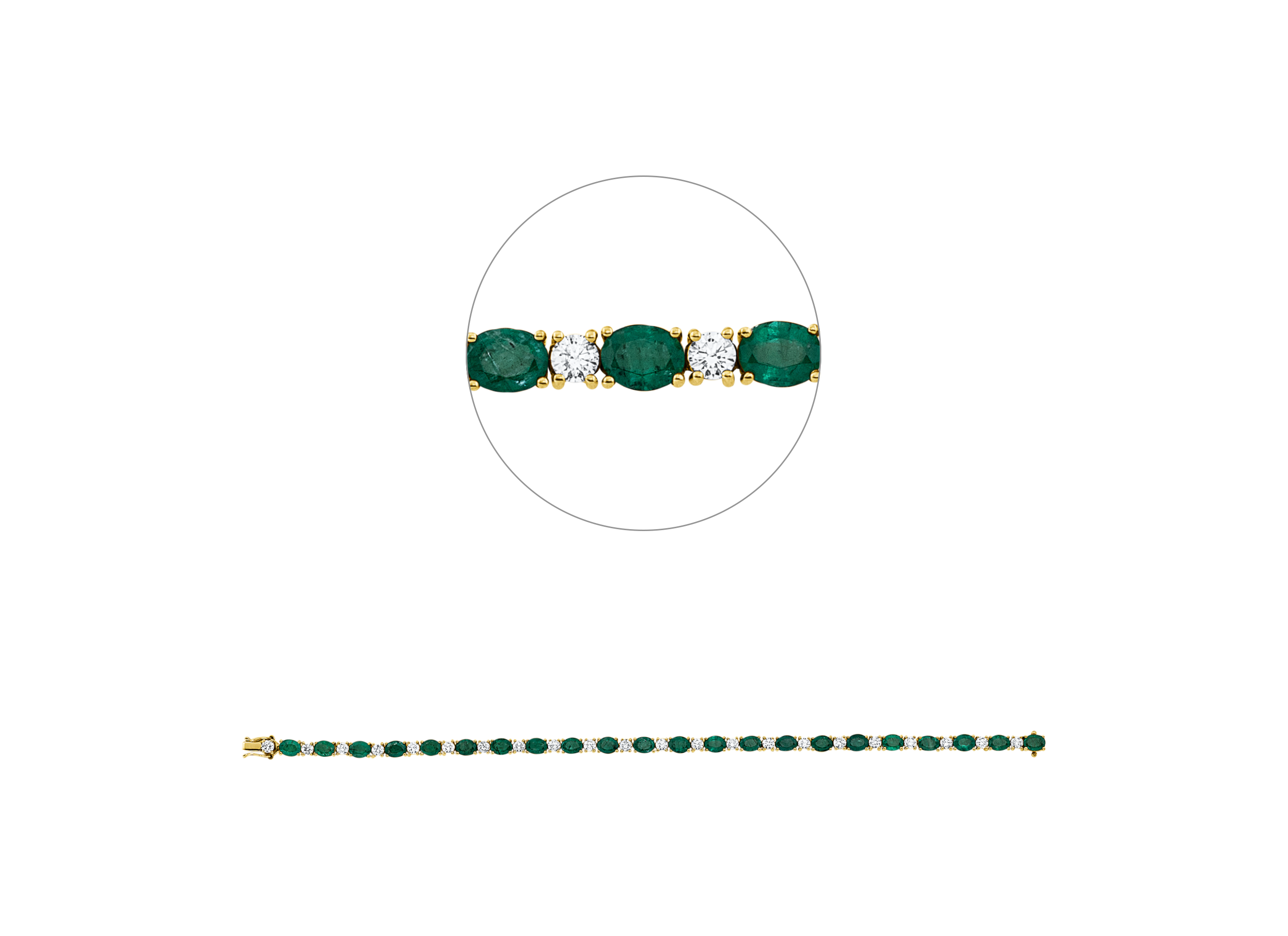 Brogle Selection Smaragdarmband Brogle Selection Smaragdarmband