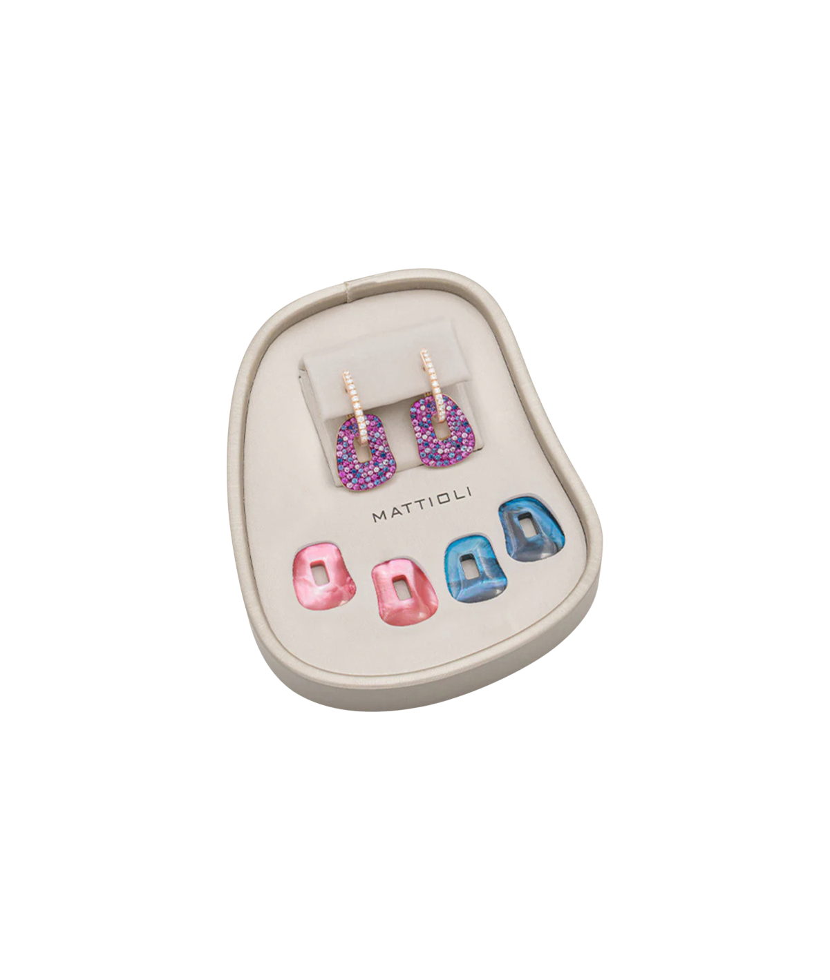 Mattioli Puzzle Ohrringbox, klein mit 3 Puzzle Paaren Mattioli Puzzle Ohrringbox, klein mit 3 Puzzle Paaren