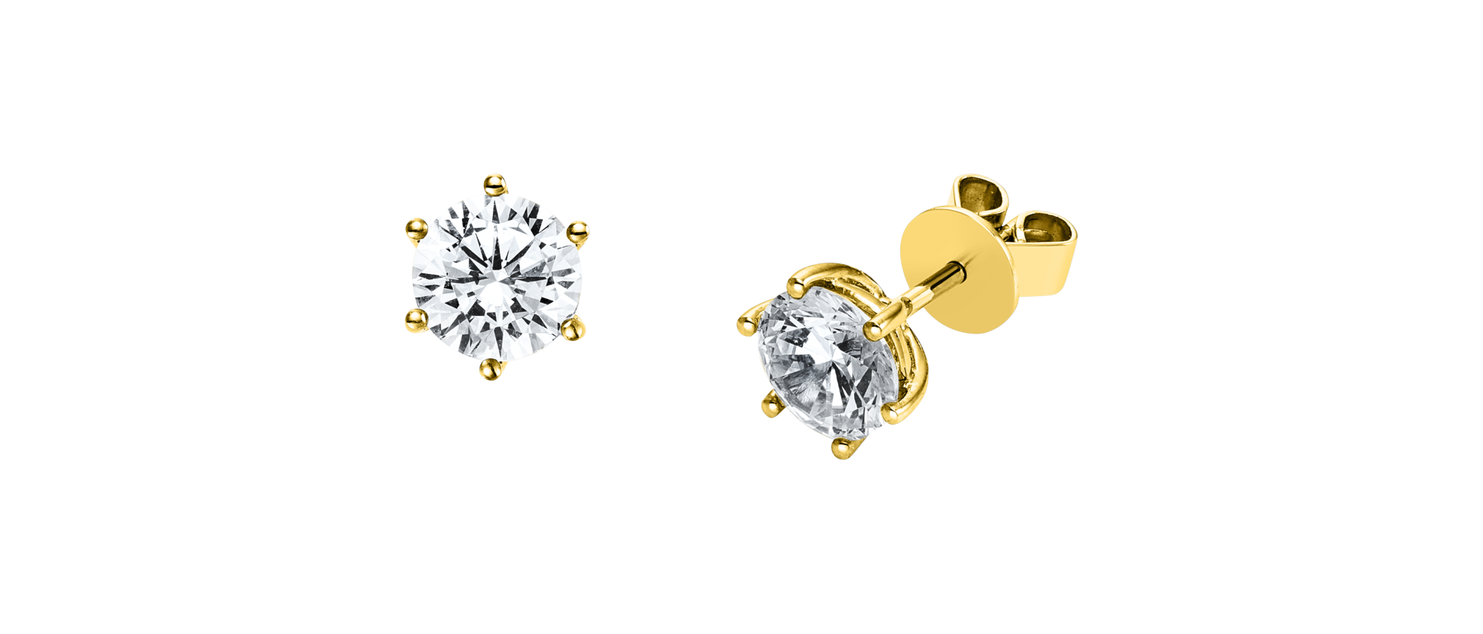 Brogle Selection Marie stud earrings from 0.7 carat Brogle Selection Marie stud earrings from 0.7 carat