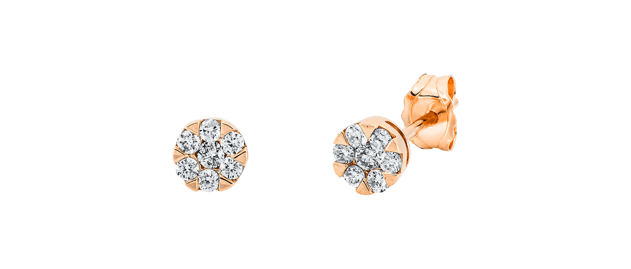Brogle Classic diamond stud earrings
