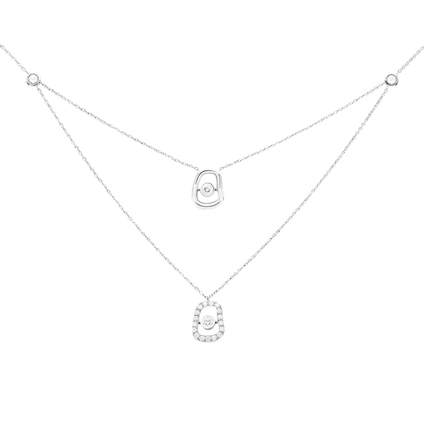 Mattioli Puzzle Diamonds necklace with pendant