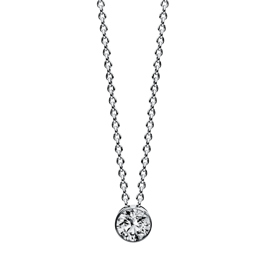 Brogle Selection necklace with pendant Sophie up to 0.25 carat Brogle Selection necklace with pendant Sophie up to 0.25 carat