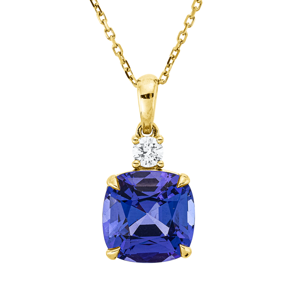 Brogle Classic necklace with tanzanite pendant Brogle Classic necklace with tanzanite pendant