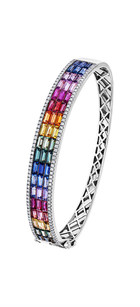 Brogle Selection Saphirarmreif Rainbow Brogle Selection Saphirarmreif Rainbow