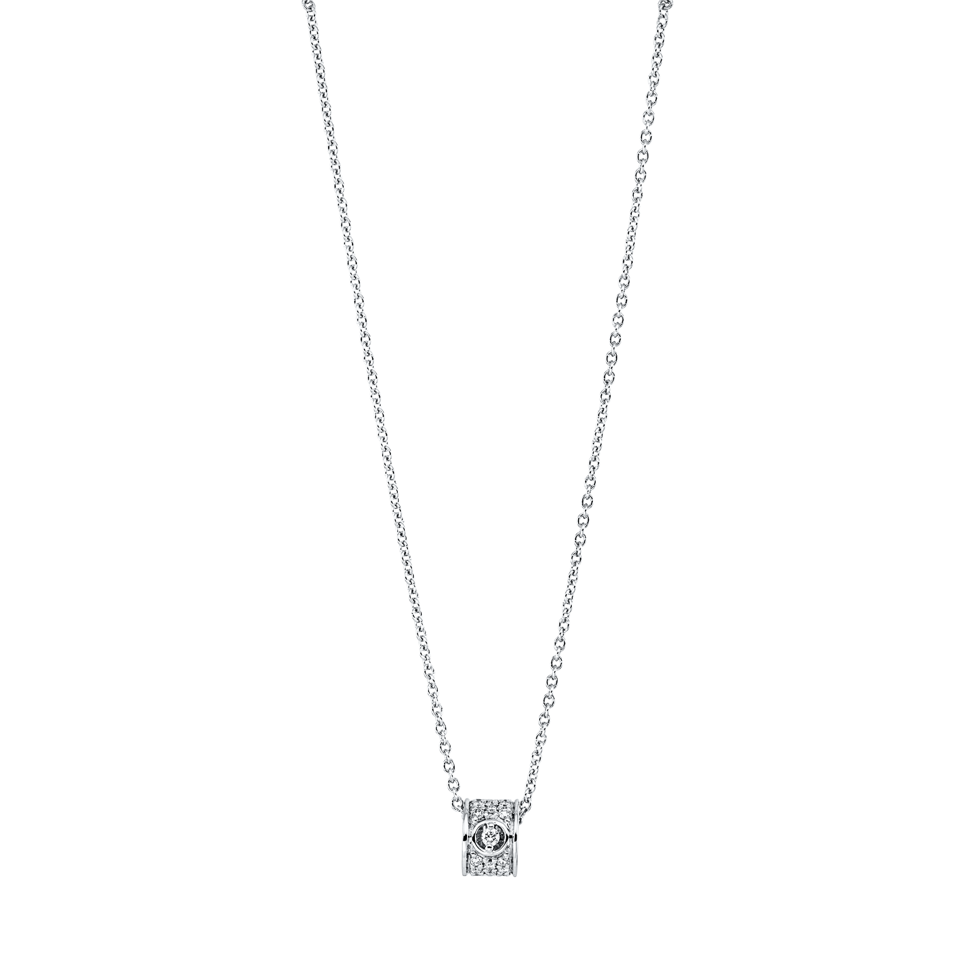 Brogle Selection Casual gold chain with diamond pendant Brogle Selection Casual gold chain with diamond pendant