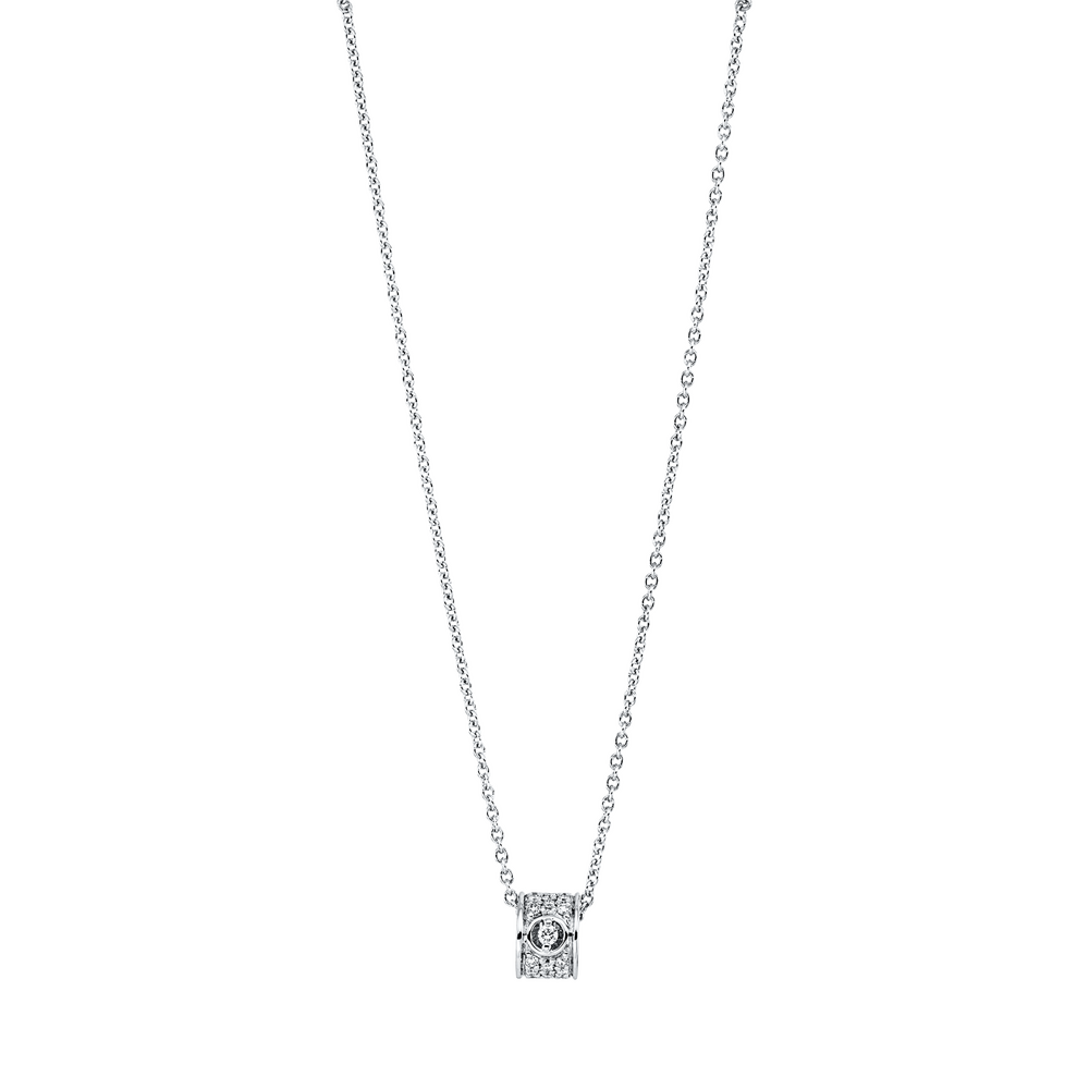 Brogle Selection Casual gold chain with diamond pendant Brogle Selection Casual gold chain with diamond pendant