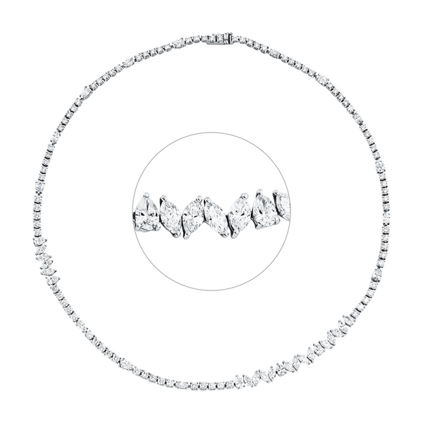 Brogle Selection necklace with diamond pendant Brogle Selection necklace with diamond pendant